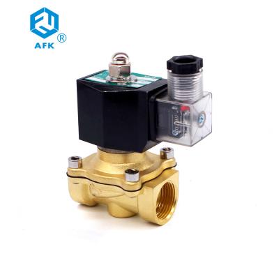 China 3/4“ van de het Gassolenoïde van Messingslpg de Klep sloot normaal AC220V AC110V AC380V Te koop