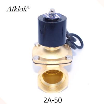 China IP68 de klasse sloot Klep van de 2 duim normaal de Waterdichte Solenoïde 12V 24V gelijkstroom Te koop