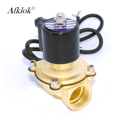 China Elektrisch Onderwater het Roestvrije staalmessing 2A 1 1/2“ 230V AC van de Solenoïdeklep Te koop