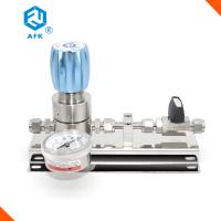 Cina Pannello di controllo secondario Usd 500PSI ss 316L dell'azoto per analisi di gas del laboratorio in vendita