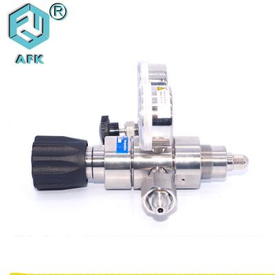 China Diaphragm Stainless Steel Pressure Regulator Suitable For Oxygen Nitrogen Argon for sale