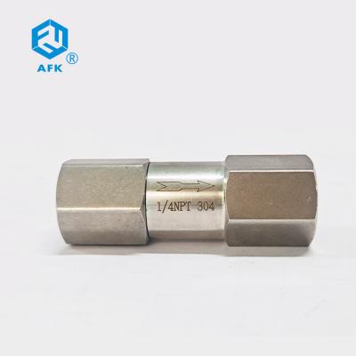 Κίνα Ferrule OD 3000psi βαλβίδα AFK SUS304 1/4 ίντσα 4mm 6mm αντεπιστροφής αεροσυμπιεστών προς πώληση