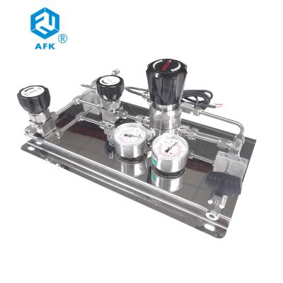 China Válvulas de diafragma de acero inoxidables del regulador de presión de PCTFE 2200psi AFK WL100 en venta