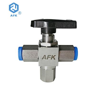 China BSPT Stainless Steel Ball Valves AFK SUS316 High Pressure 2 Way 10mm for sale