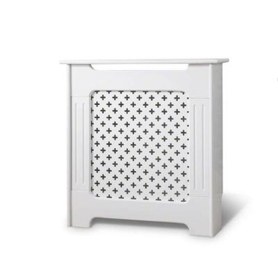 China KD Assembling MDF Mesh Cabinet Cover Wood Radiato Painted for sale