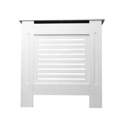 China KD Assembling Horizontal Cover Slatted White Cabinet MDF Modern Design Radiator Home Furniture for sale