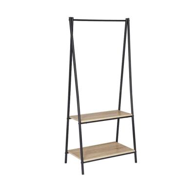 China Modern Simple Metal Hall Tree Clothes Rack Shoe Rack For Entry Way Furniture for sale