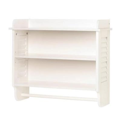 China KD Easy Assembling Wooden Decorative Wall Mount Shelf Bathroom Shelf for sale