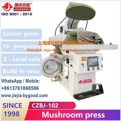 China Laundry Utility Mushroom Pressing Machine Automatic Touch-screen Control System Steam Heating System Te koop