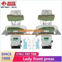 China Lady 220V Dress Shirt Press Machine 1.5KW Vertical Front Press for sale