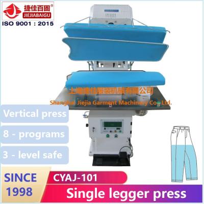 Chine Les pantalons complètement automatiques verticaux de tissu de Legger pressent la machine 80W à vendre