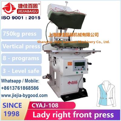 China 220V damejacket suit dress Dringende Machine met Stoom het Verwarmen van het het kostuumkostuum van de Kamerblazer de persmachine Te koop