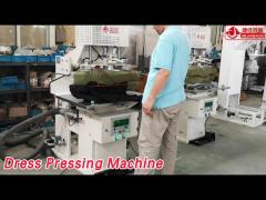 Automatic Dress Pressing Machine Steam 150C PLC Controller For PU Suit