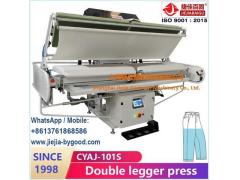 Vertical press pant trousers double legger press machine