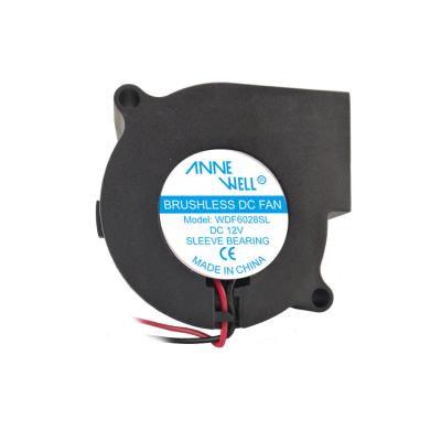 China Hotels WDF6028rbo 12 Volt Micro Motor 5v 12v 24v 48v Mini Inflatable Industrial Air DC Heater Axial Centrifugal Blower Fans for sale