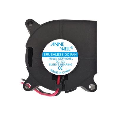 China Hotels 40mm Radial DC Blower Fan 4020 40x40x20 mm 5v/12v/24v for sale