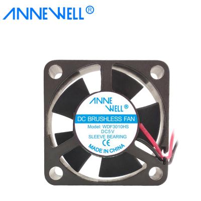 China Hotels ANNEWELL Fan 30x30x10 Mini Fan Low Voltage 5v 6v 8v 3010 30mm Fan DC for sale