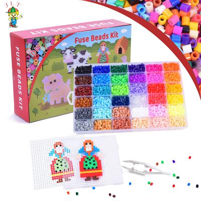 China Eco-Friendly Fuse Beads Material DIY Hama Beads 5mm Educational Baby Kid Toys Gifts Hama Beads for sale