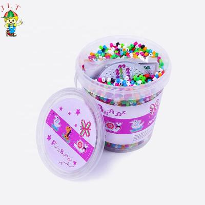 China 5mm Eco-Friendly Material Plastic Fuse Beads Toys Educational Hama Beads Diy Hama Beads Ironing for sale