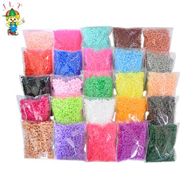 China EVA/PE Kids Puzzle Toys Plastic Ironing Beads Eco-friendly 5mm Non-Toxic Toy Custom Hama Perler Beads for sale