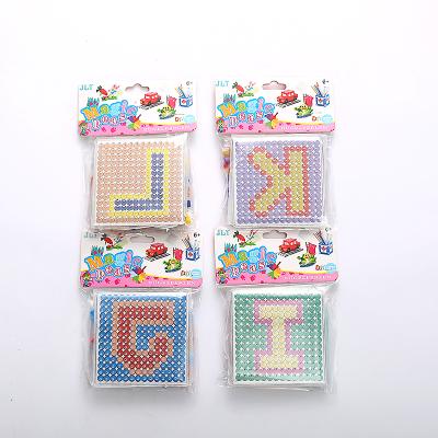 China New Educational Colorful Plastic Letter Hama Perler Beads PVA Toys Diy Kit for sale