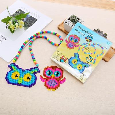 China Hot selling hama perler beads kids toys eco-friendly children's educational toys melt beads diy for sale