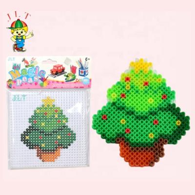 China Christmas Eco-Friendly Gift DIY Toys Educational Colorful Iron Bead Mini Perler Beads 5mm for sale