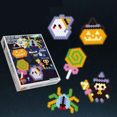 China Children's Toys Eco-friendly Toy Wholesale Halloween Educational Plastic Hama Beads 5mm for sale