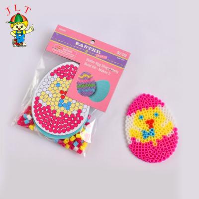 China Eco-Friendly Eva Easter Egg Shape Mini Puzzle Toys Diy Perler Beads for sale