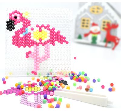 China PVA factory direct diy magic water beads amusement unlocks toy flamingo water beads puzzle for sale