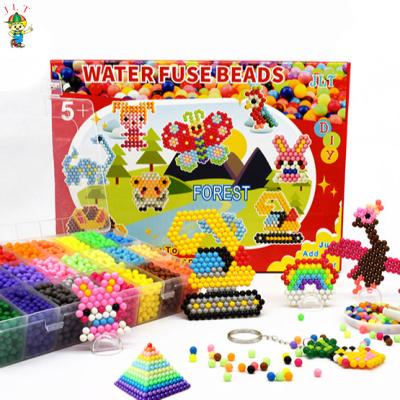 China PVA Educational 3D Toys 5mm DIY Water Magic Beads Puzzle Children's Toys Round Beads for sale