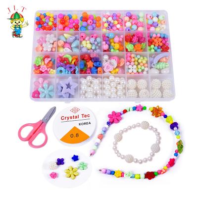 China Wholesale Acrylic Kids Colorful Acrylic Beads Multi Shape Polymer Bulk Acrylic Beads For Bracelet Making for sale