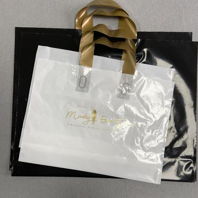 China Recyclable Fashion Custom PE Shopping Bag , Plastic Shopping Bag For Packaging for sale