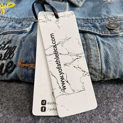 China Sustainable High Quality Custom Apparel Label Fashion Luxury Garment Tag Garment Labels for sale