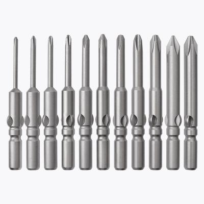 China Turn Screws S2 802 Magnetic Y Wing Screwdriver Bits Electric Round Shank Bits With 2-6mm for sale