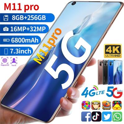 China Dual SIM Card 2022 New Phone M11Pro Cheap Phone 8Gb Smartphones 256Gb Smartphone for sale