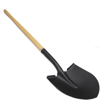 China Hot Sale Garden Shovel Tool Steel Straight Agricultural Shovel With Handle Farm Tools S518L Te koop