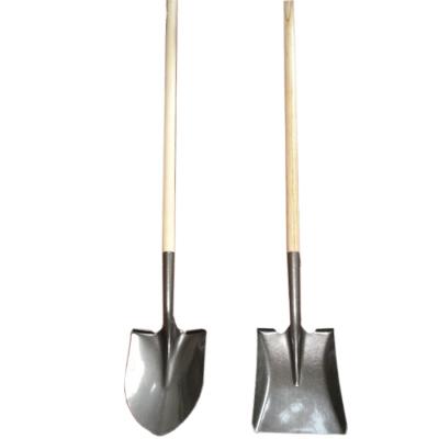 China High Quality Excavator Farm Tools Best Selling Camping Digging Shovels Garden Wood Steel Shovels Shovel Handle DIY Tools S518L Te koop