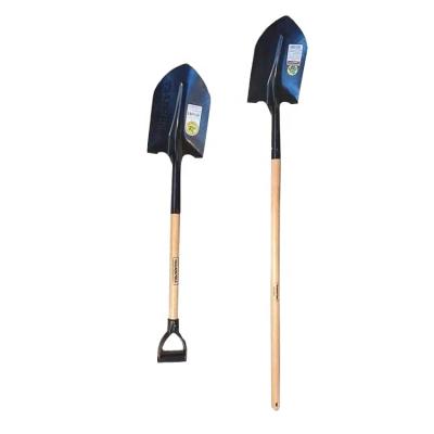 China Cultivating Wholesale High Quality Agricultural Digging Wooden Handles Catbon Shavels Steel Shovel Cheap Price Garden Hand Tools for sale