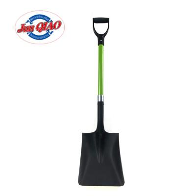 China High Quality Garden Shovel Farm Tools Hot Sale Garden Steel Shovels Shovel Fiberglass Handle Hand Tool Push Handle S519 zu verkaufen