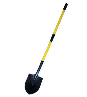 China High quality garden shovel S518 farm shovel fiberglass handle carbon steel head shovel agriculture tools factory sales directly Te koop