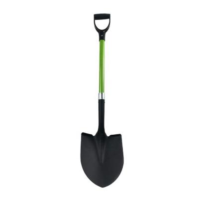 China Shovel Fprofessioningy Outlet Industry Shovel Garden Shovel Agriculture With Fiberglass Handle Shovel S518 zu verkaufen