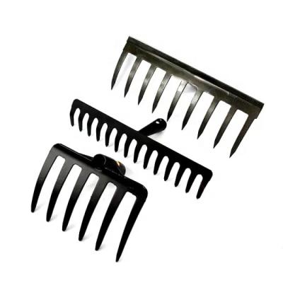 China Wholesale Rake Garden Tool Metal Rake Lawn Rake Agriculture Cultivating Leaf Rake for sale