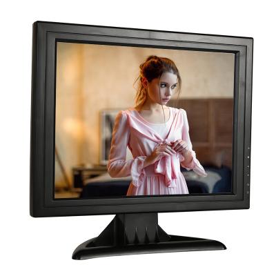 China 15 Inch Speaker ZHIXIANDA DC 12V Computer Screen Led Monitor With AV Interface for sale