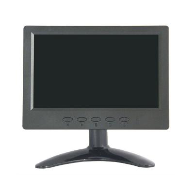 China Speaker 7 Inch Open Frame HD 1024*600 Monitor Tft LCD Color Control With HD VGA BNC AV USB for sale