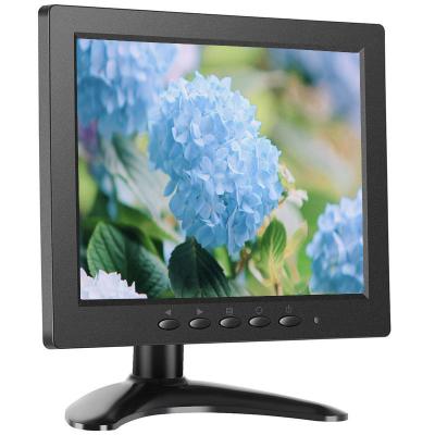 China Speaker 8 Inch 1024*768 BNC Input LCD CCTV Monitor For Car Camera CCTV DVR Microscope LCD Led Monitor for sale