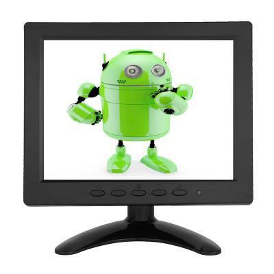 China Speaker 8 Inch 1024*768 LCD Computer Monitor Factory Direct Selling Monitor With VGA BNC AV USB Interface for sale