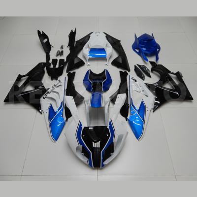 China Plastic White Blue And Black ABS Fairing Kit For Bmw s1000rr 2009 2014 ABS injection body kit for sale