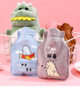 China Fashionable thick high quality thick explosion-proof cartoon hot water bag China package cute plush hot water bag portable hot outdoor hot water bag for sale