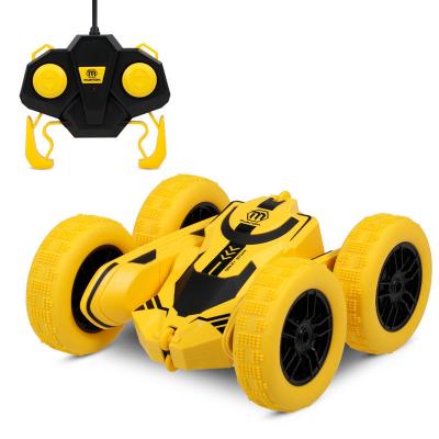 China Follow Me Remote Control Toy Car TOY STUNT CAR Double Sided Flip Stunt Children's Toy RC Car Send Kids for sale